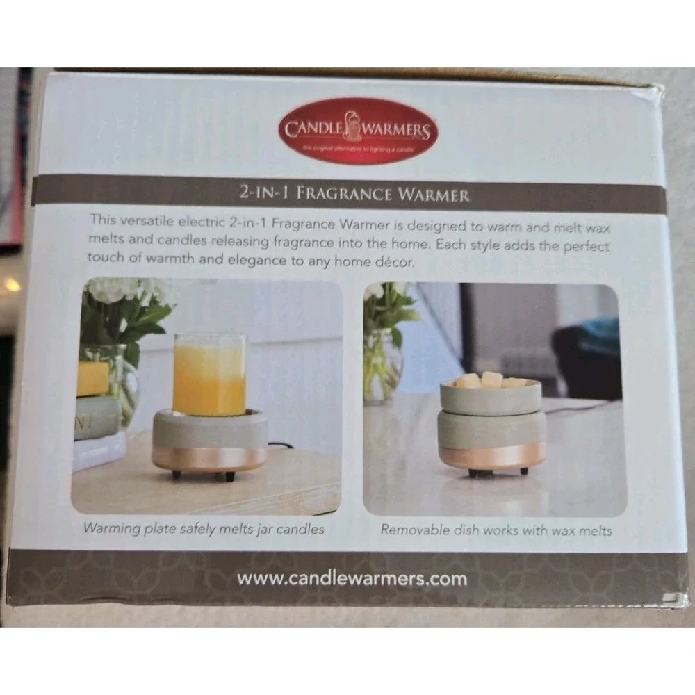 Midas 2-1 Warmer Electric Wax & Candle Warmer Open Box.